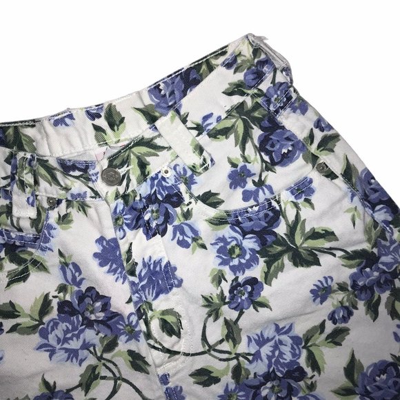 Rare Bongo Vintage High Rise Floral Mom Shorts 14 - Picture 3 of 9